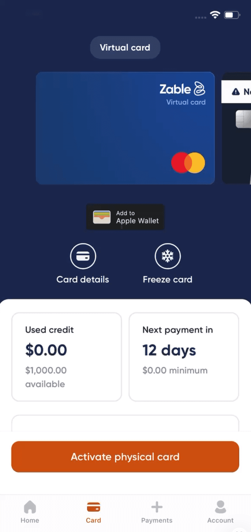 Zable US — credit card app & website